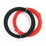 Solar Kablo 6mm², 5 metre Kırmızı + 5 Metre Siyah (Soketsiz)